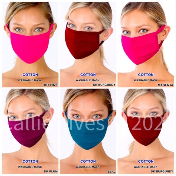 Callie Lives Other - Survivor Face: Washable Cotton Unisex Face Masks